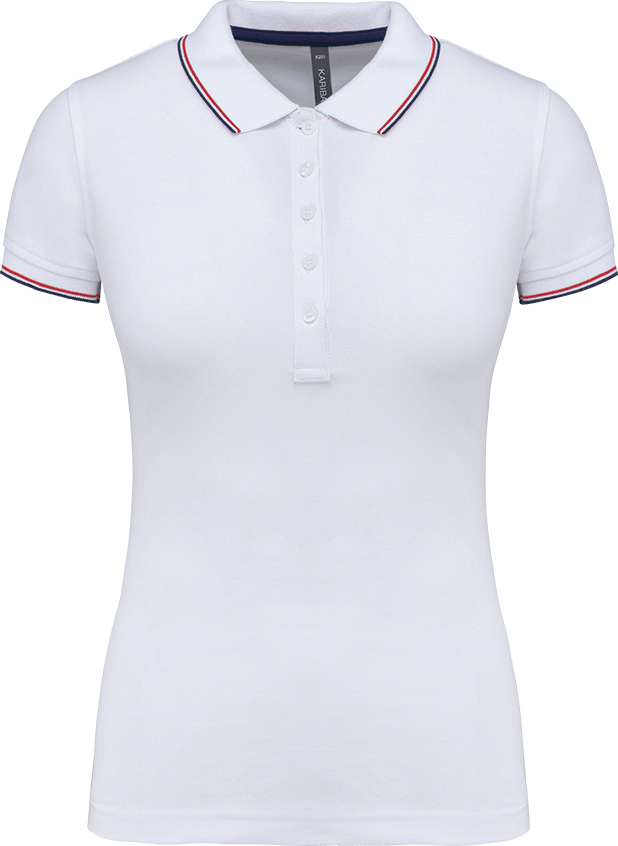 K251 – Damespolo Sailing driekleurig extra zacht 463033