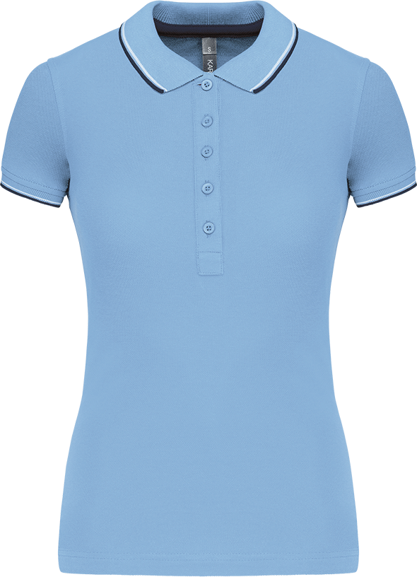 K251 – Damespolo Sailing driekleurig extra zacht 463035