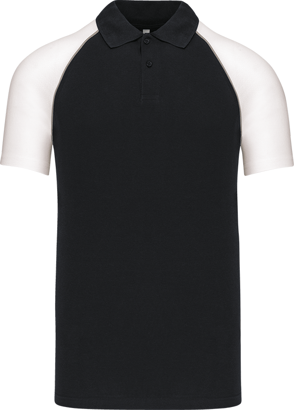 K226 – Herenpolo baseball tweekleurig 462931