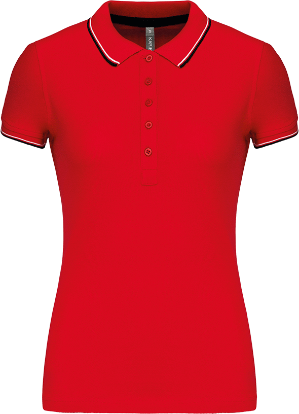 K251 – Damespolo Sailing driekleurig extra zacht 463037