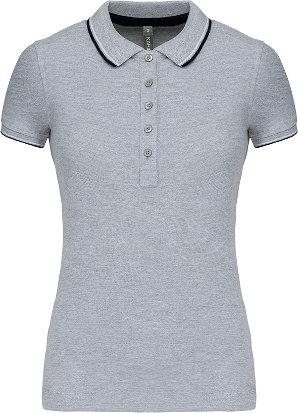 K251 – Damespolo Sailing driekleurig extra zacht 463039