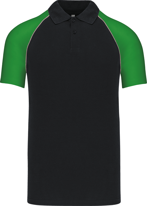 K226 – Herenpolo baseball tweekleurig 462938