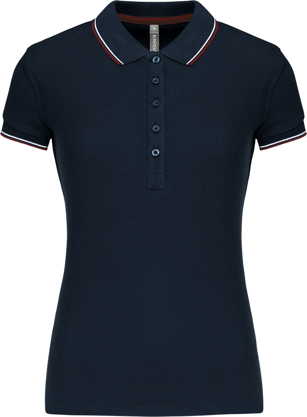 K251 – Damespolo Sailing driekleurig extra zacht 463042