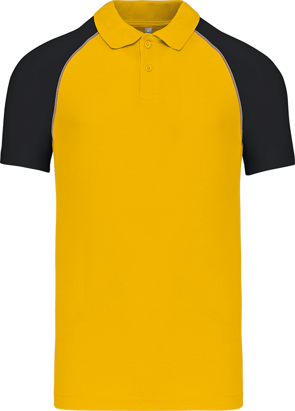 K226 – Herenpolo baseball tweekleurig 462941