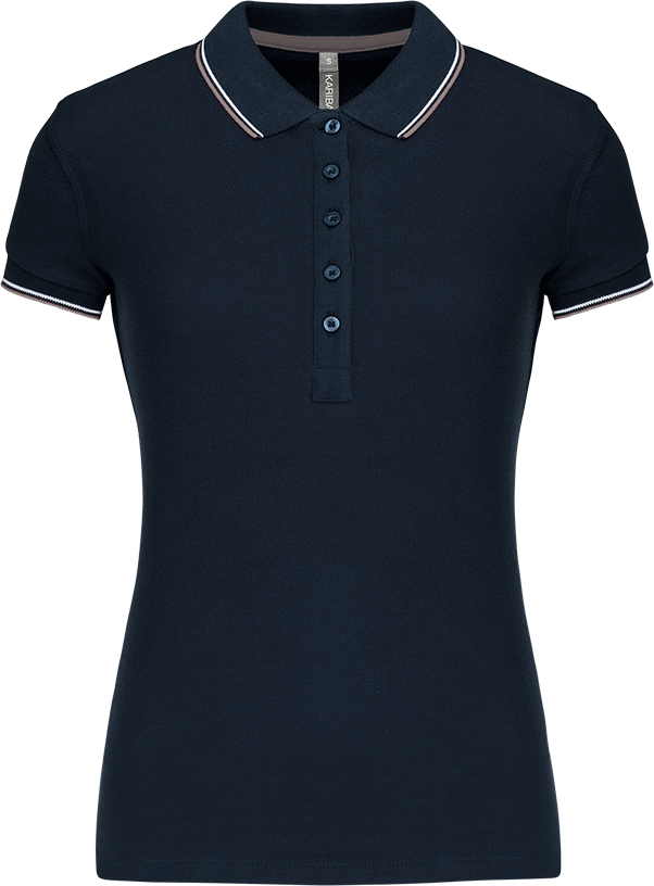 K251 – Damespolo Sailing driekleurig extra zacht 463050