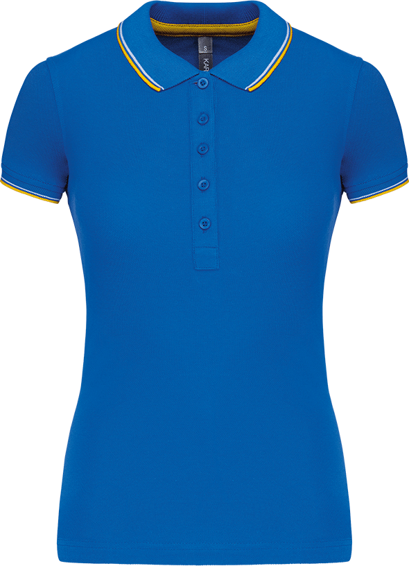 K251 – Damespolo Sailing driekleurig extra zacht 463054