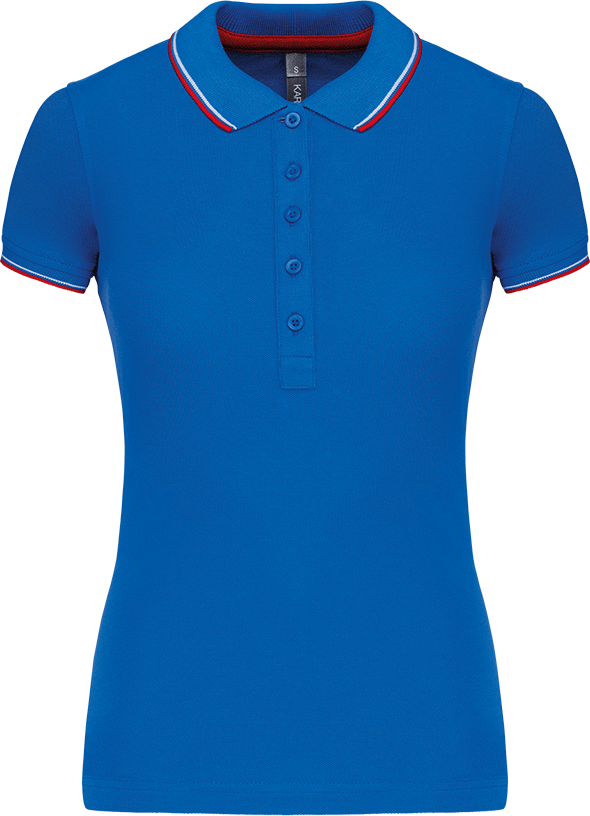 K251 – Damespolo Sailing driekleurig extra zacht 463058