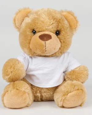 mm030 - teddybeer met t-shirt - bedrukt baby t-shirt
