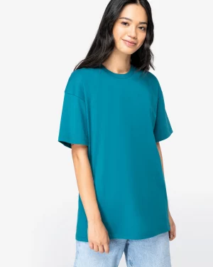 ns330 - premium oversized biokatoen unisex t-shirt - bedrukt dames t-shirt