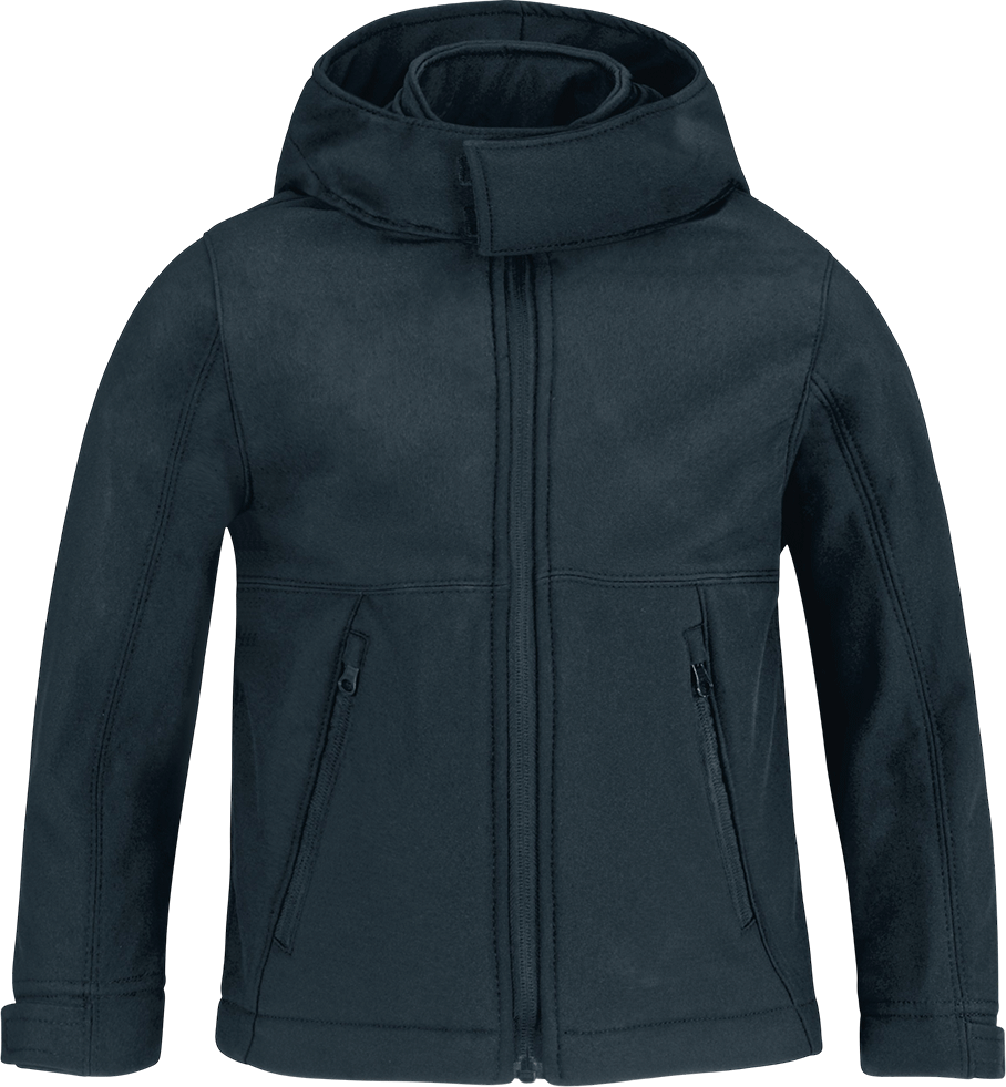 CGJK969 – Kinder softshell jas 3-laags met capuchon 465609