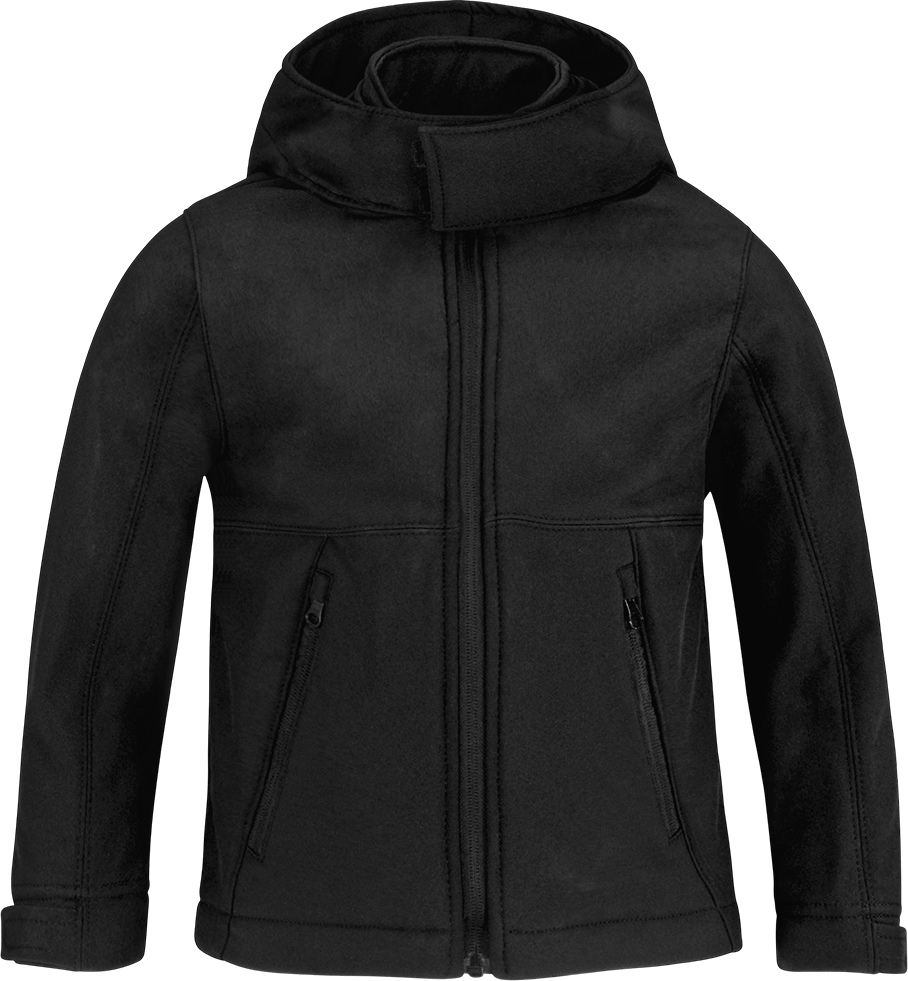 CGJK969 – Kinder softshell jas 3-laags met capuchon 465606