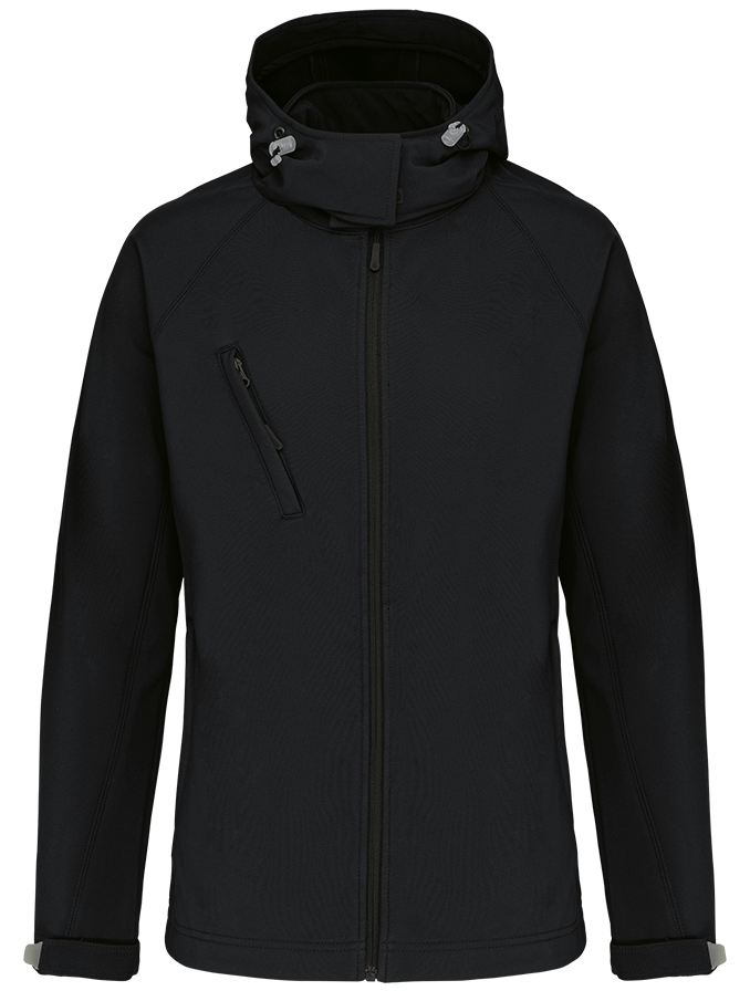 K414 – Dames softshell jas met afneembare capuchon 465721