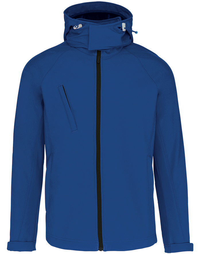 K413 – Heren softshell jas met afneembare capuchon 465672