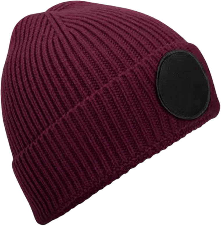 B332R – Geribbelde muts met ronde patch 465533