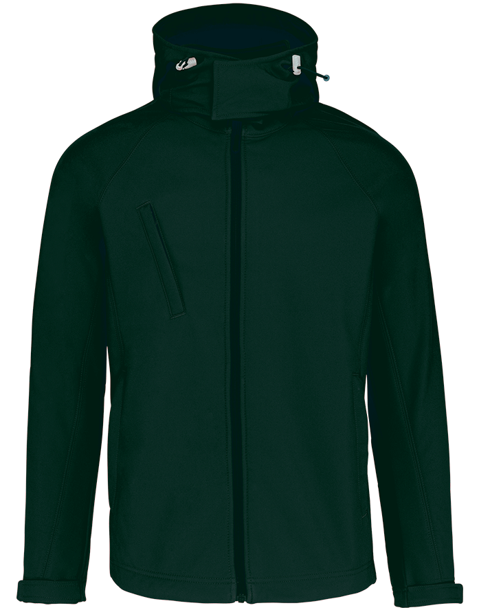 K413 – Heren softshell jas met afneembare capuchon 465673