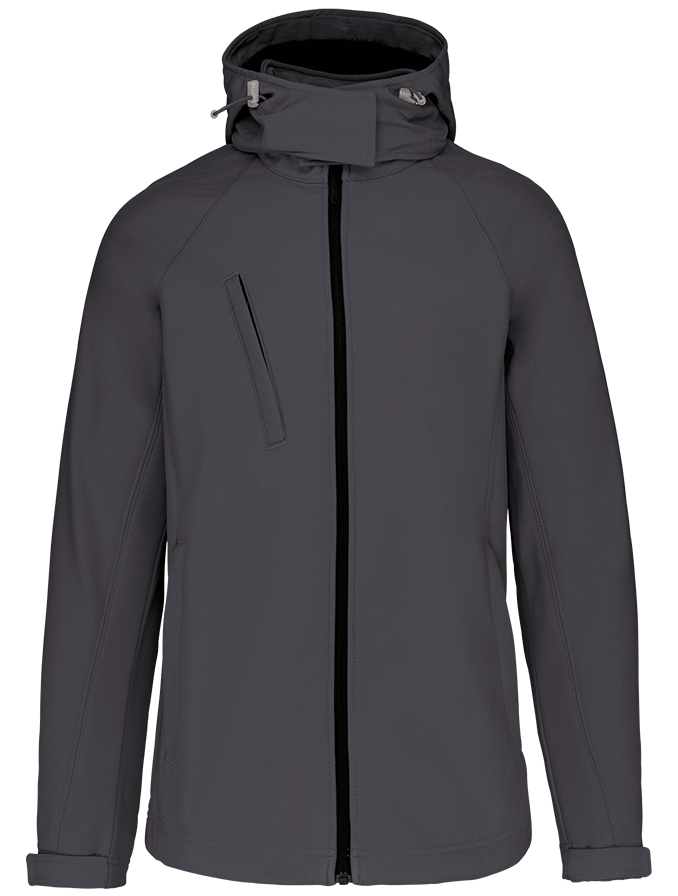 K414 – Dames softshell jas met afneembare capuchon 465715