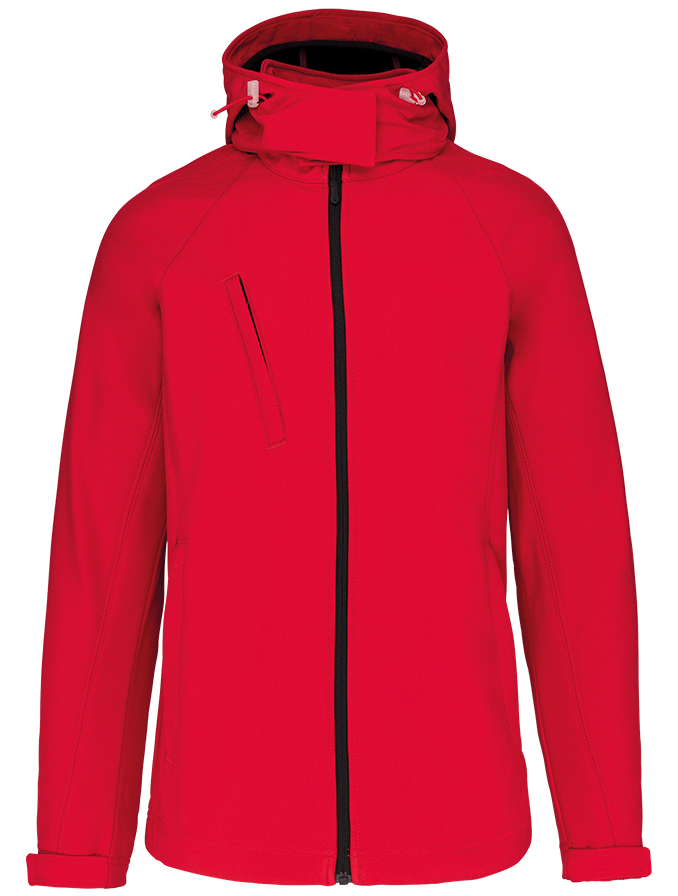 K414 – Dames softshell jas met afneembare capuchon 465716