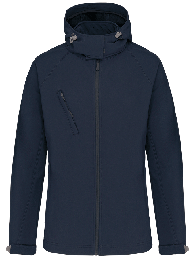 K414 – Dames softshell jas met afneembare capuchon 465717