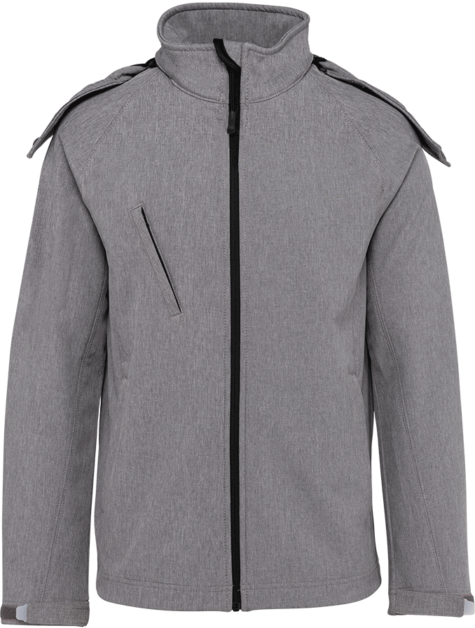 K414 – Dames softshell jas met afneembare capuchon 465718
