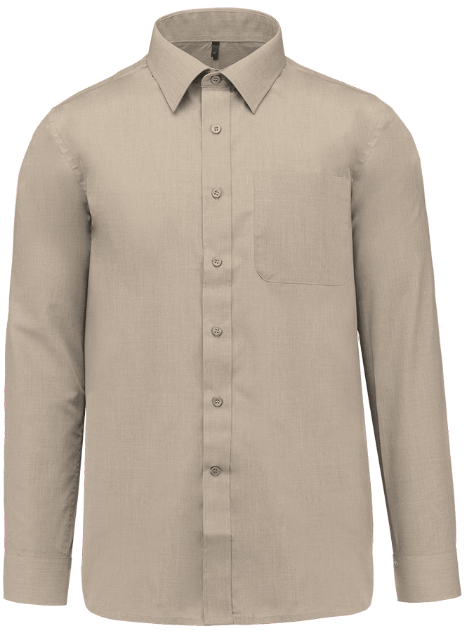 K545 – Polykatoen heren overhemd popeline 465770