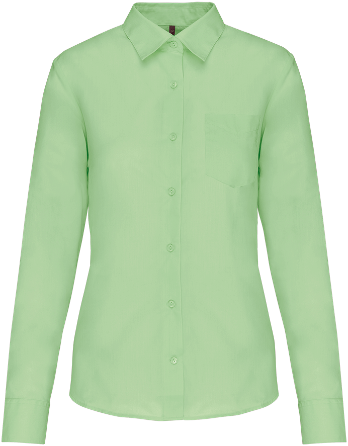 K549 – Polykatoen damesblouse popeline 465848