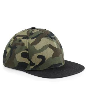 b691 - snapback met camouflageprint - muts bedrukken