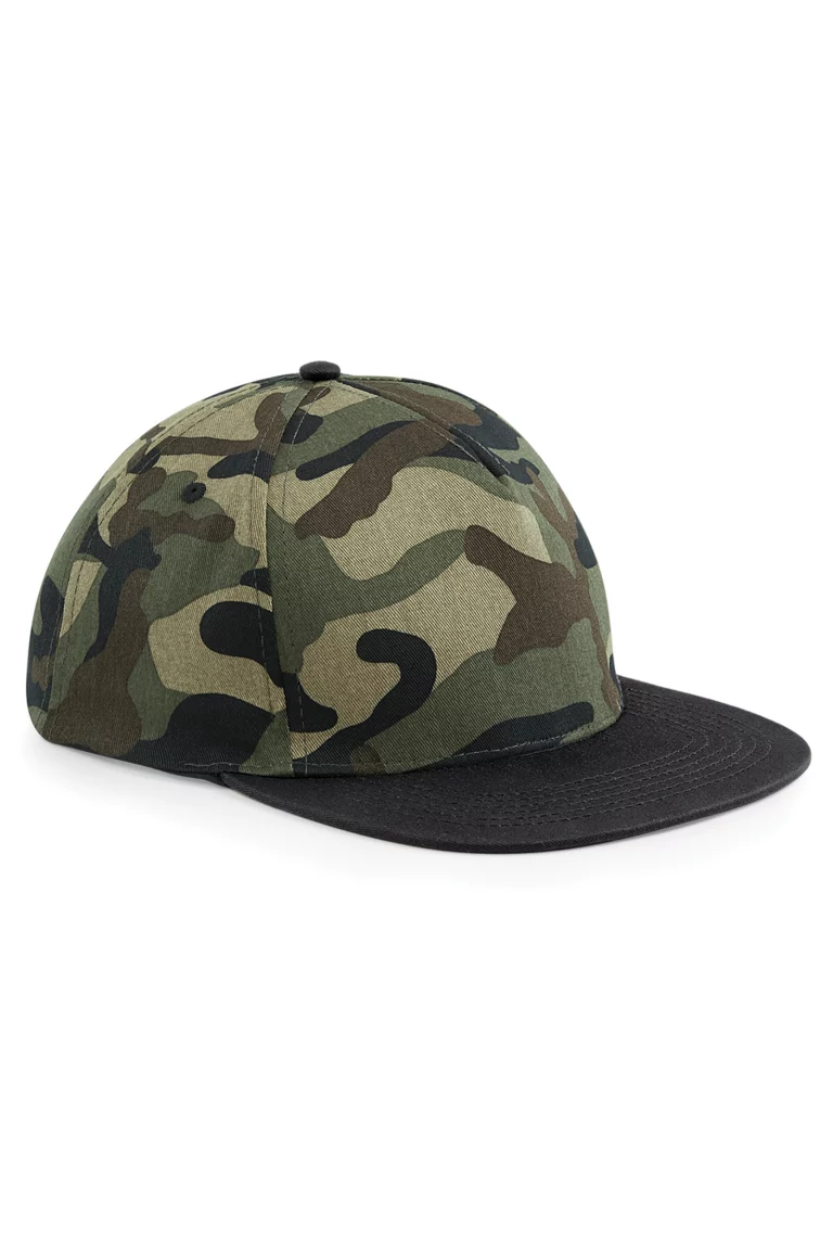 b691 - snapback met camouflageprint -