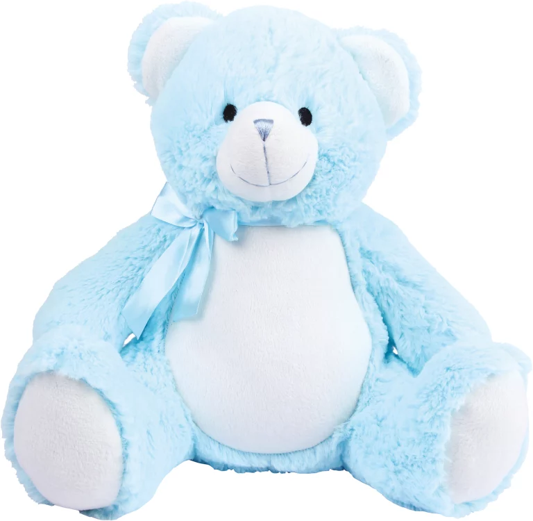 mm556 – knuffel beer baby blauw -