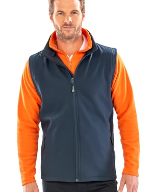 r232m - heren softshell bodywarmer 2-laags -