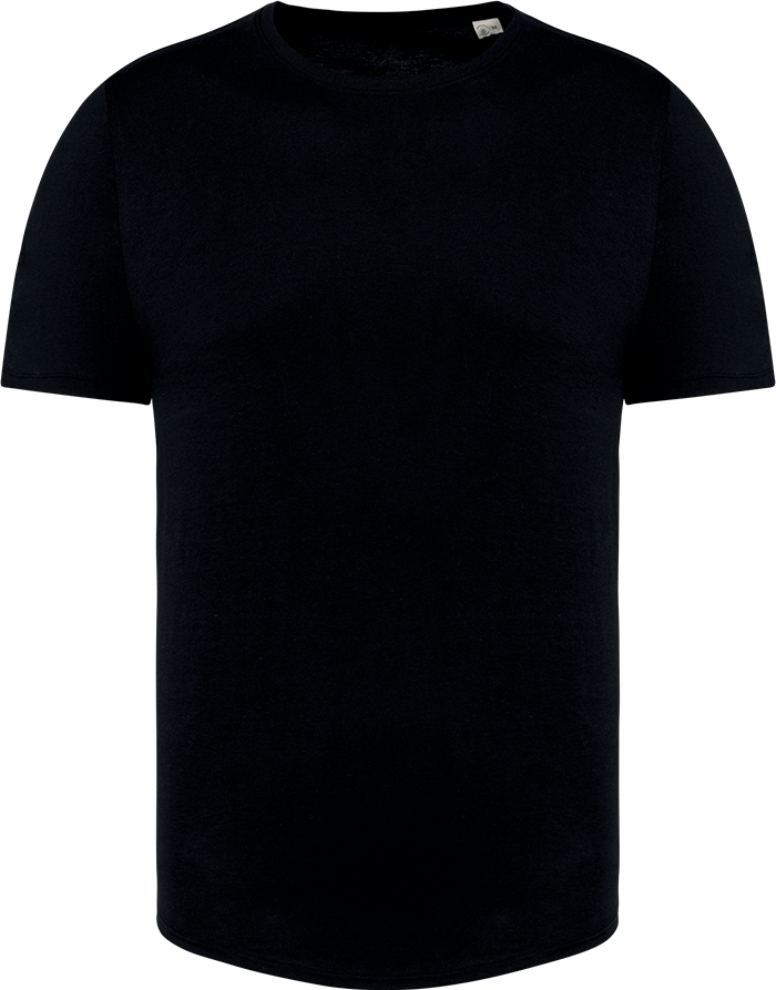 NS331 – Biokatoen Heren T-shirt met afgeronde onderzijde 466046