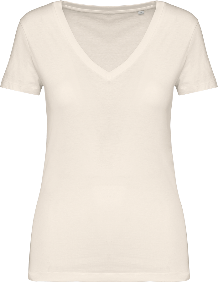 NS334 – Dames biokatoen T-shirt met V-Hals 466059