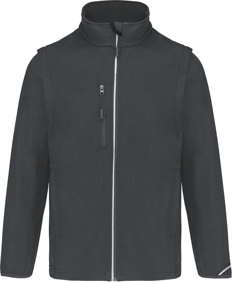 PA323 – Unisex softshell jas afritsbare mouwen 3-laags 467228