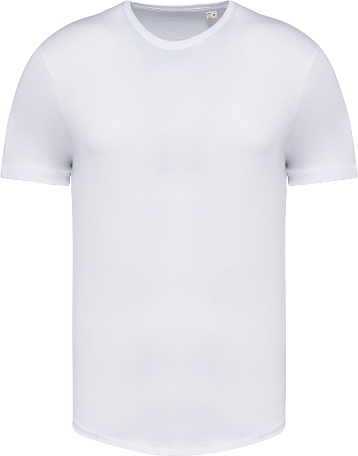 NS331 – Biokatoen Heren T-shirt met afgeronde onderzijde 466044