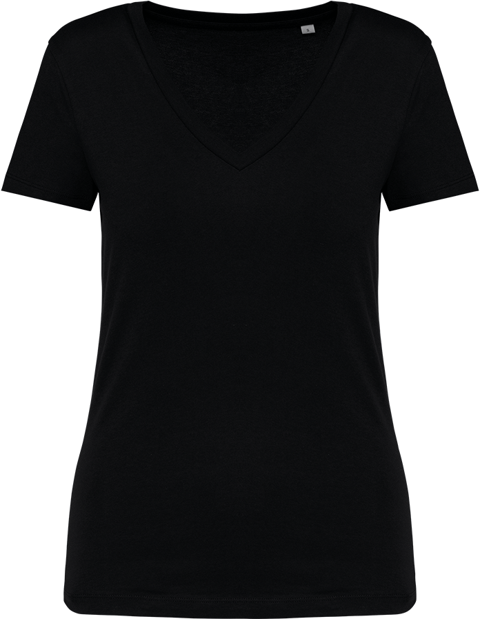 NS334 – Dames biokatoen T-shirt met V-Hals 466060