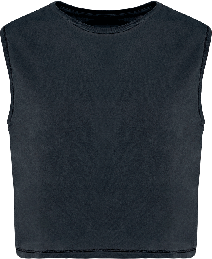 NS342 – Gewassen dames biokatoen mouwloos T-shirt 466088