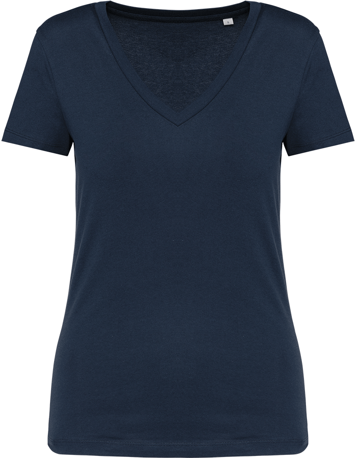 NS334 – Dames biokatoen T-shirt met V-Hals 466056