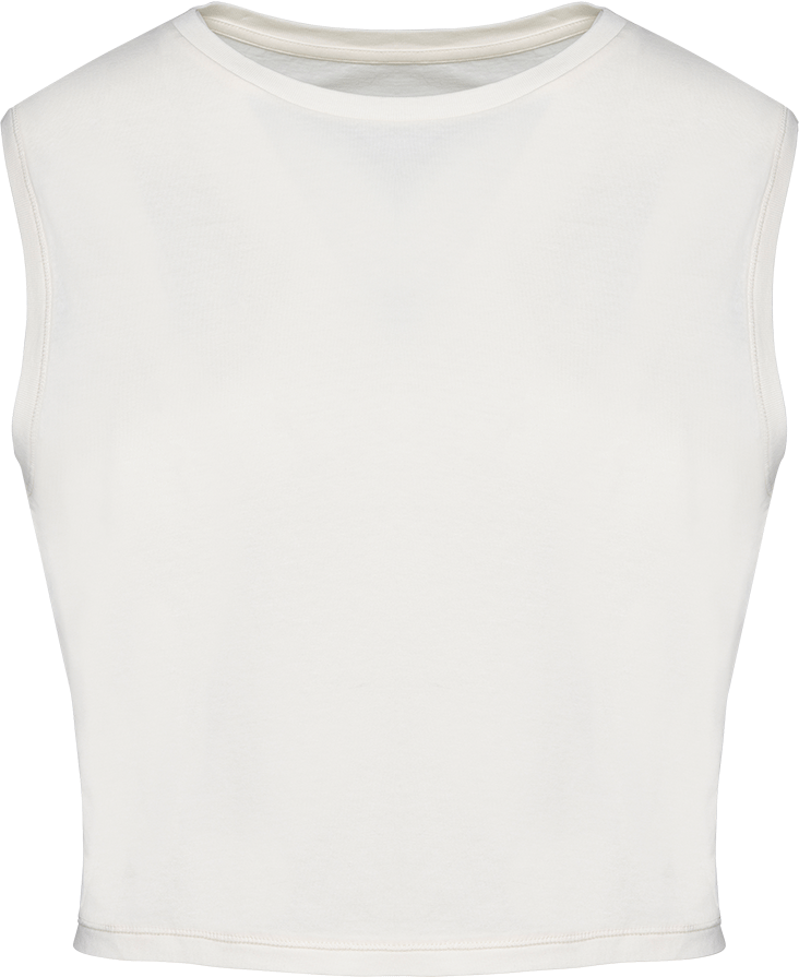 NS342 – Gewassen dames biokatoen mouwloos T-shirt 466084