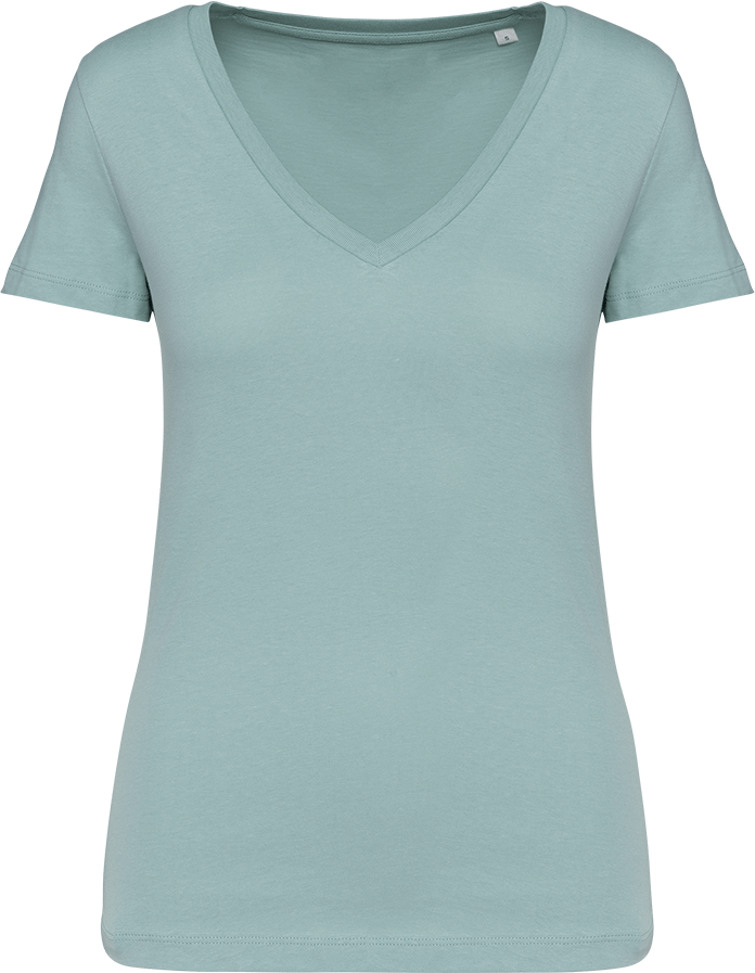 NS334 – Dames biokatoen T-shirt met V-Hals 466058