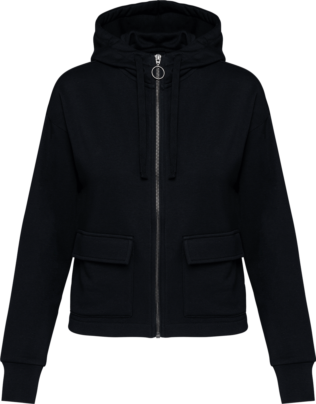 NS409 – Ecologisch Dames Vest Met Capuchon 461808