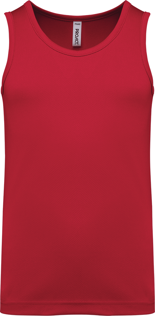 PA440 – Kinder Sportshirt Mouwloos 461800