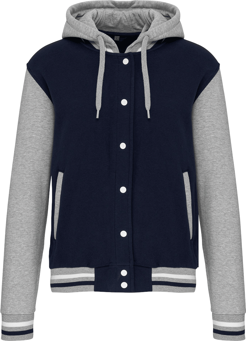 K4003 – College Varsity Jacket Met capuchon unisex 461959