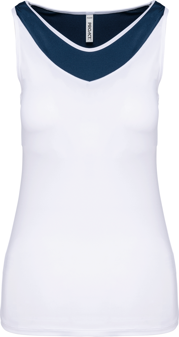 PA4031 – Tweekleurige Dames Padeltop 461725