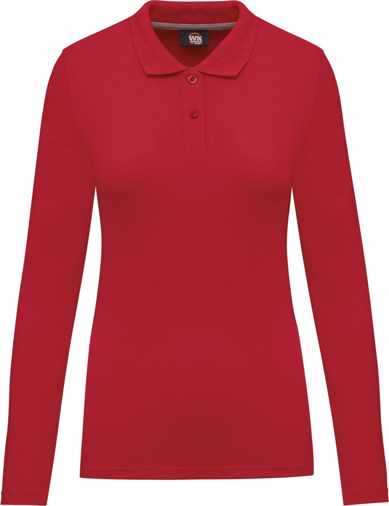 WK277 – Workwear Polo Dames Lange Mouwen 461883