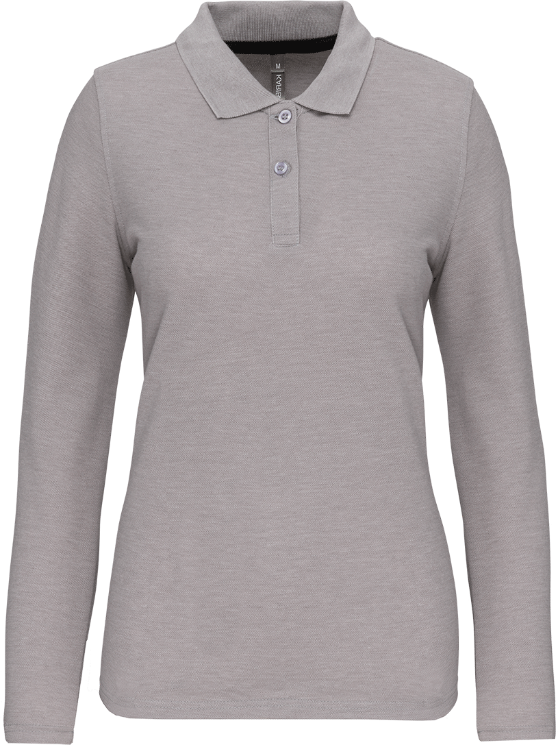 WK277 – Workwear Polo Dames Lange Mouwen 461878