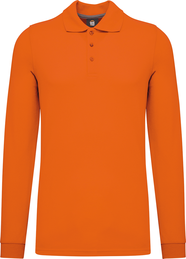WK276 – Workwear Polo Heren Lange Mouwen 461865