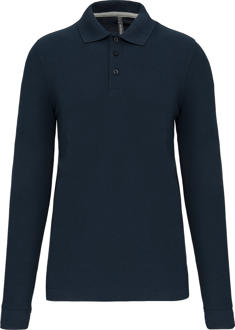 WK276 – Workwear Polo Heren Lange Mouwen 461858