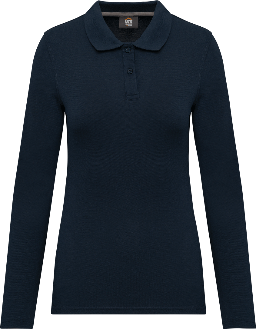 WK277 – Workwear Polo Dames Lange Mouwen 461866