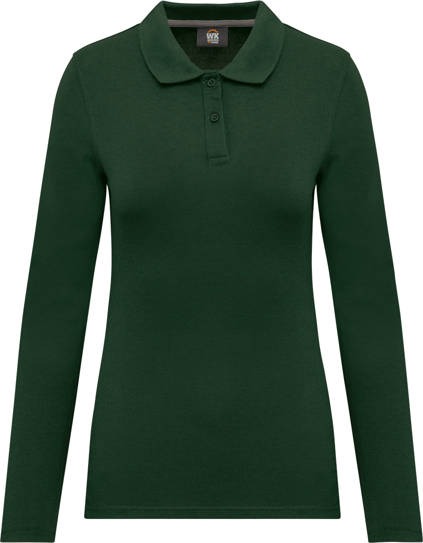 WK277 – Workwear Polo Dames Lange Mouwen 461853