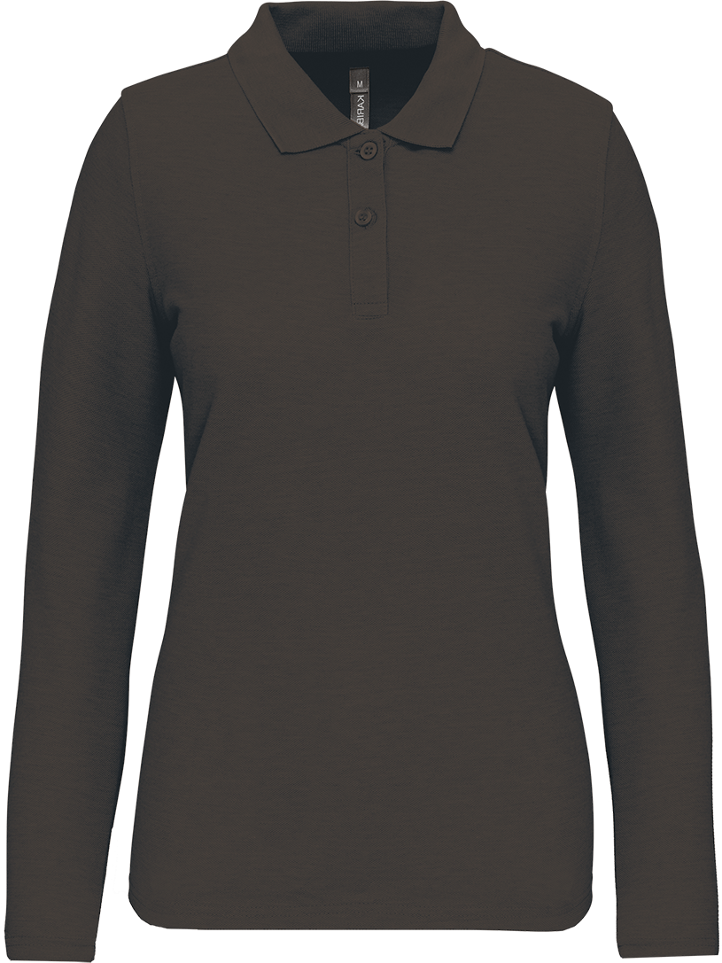 WK277 – Workwear Polo Dames Lange Mouwen 461847
