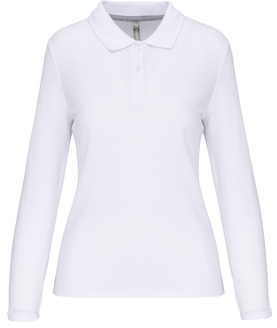 WK277 – Workwear Polo Dames Lange Mouwen 461829